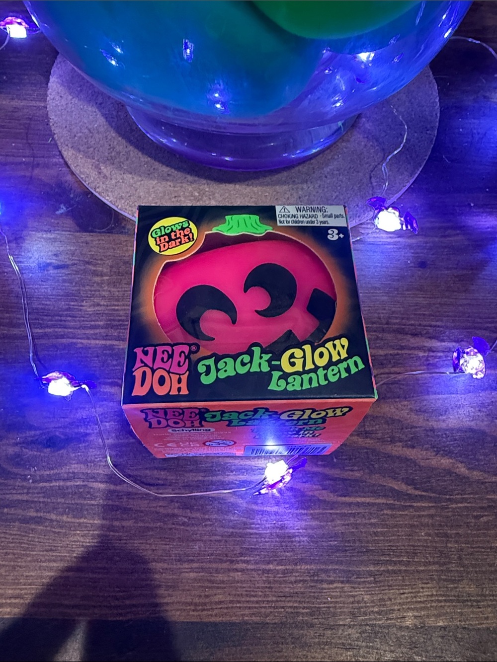 NEE DOH Jack-Glow Lantern - Pink Glow